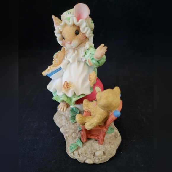 Vintage "Little Miss Muffet" Priscilla Hillman Figurine Mouse Teddy Bear - Picture 7 of 12